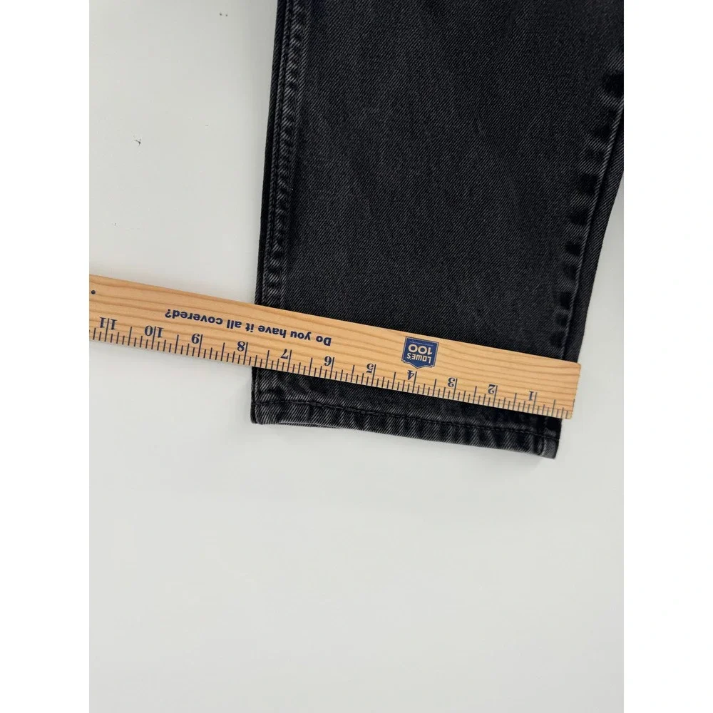 Levis 550 Relaxed Fit Black Jeans Mens W30 L30 Tapered Leg Denim‎